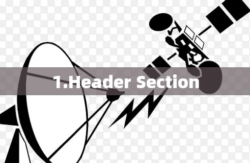 1.Header Section