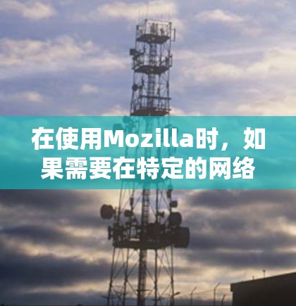 在使用Mozilla时，如果需要在特定的网络环境中登录，可以按照以下步骤操作
