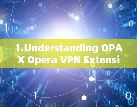 1.Understanding OPAX Opera VPN Extension)