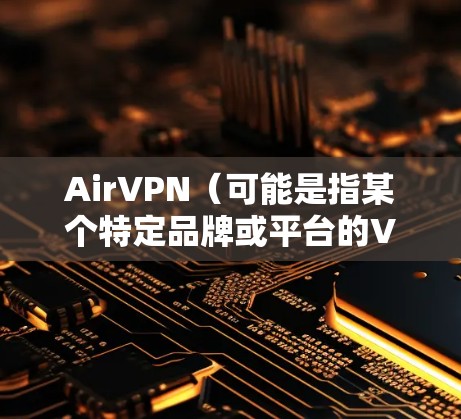 AirVPN(可能是指某个特定品牌或平台的VPN服务)是提供网络VPN功能的软件或工具。如果您指的是某个特定品牌或服务,可能需要具体咨询该公司的客服或直接访问他们的官方网站,以获取最新的优惠信息 AirVPN(可能是指某个特定品牌或平台的VPN服务)是提供网络VPN功能的软件或工具。如果您指的是某个特定品牌或服务,可能需要具体咨询该公司的客服或直接访问他们的官方网站,以获取最新的优惠信息