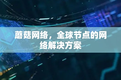 蘑菇网络,全球节点的网络解决方案 蘑菇网络,全球节点的网络解决方案