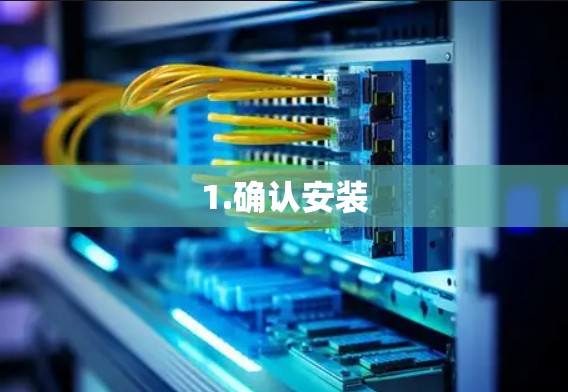 1.确认安装