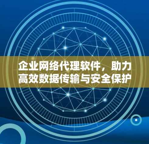 企业网络代理软件，助力高效数据传输与安全保护